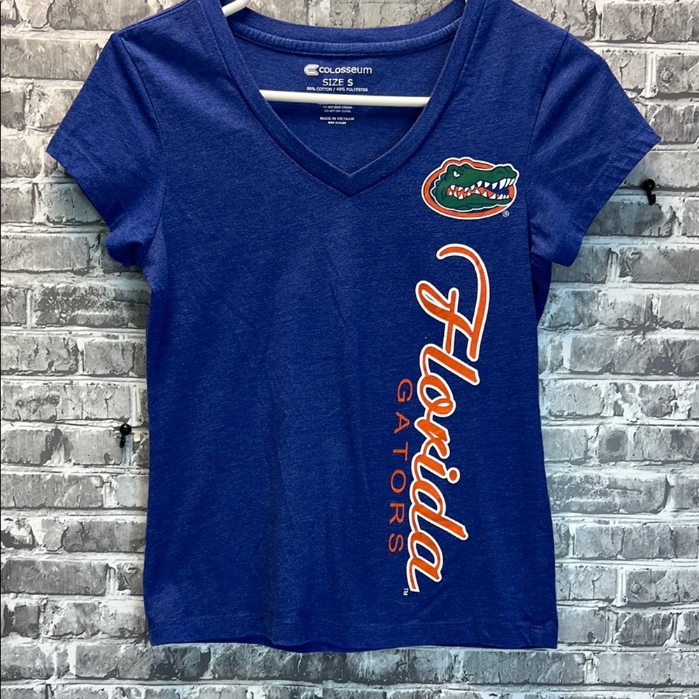 Colosseum Blue‎ Florida Gators V-Neck Tee
